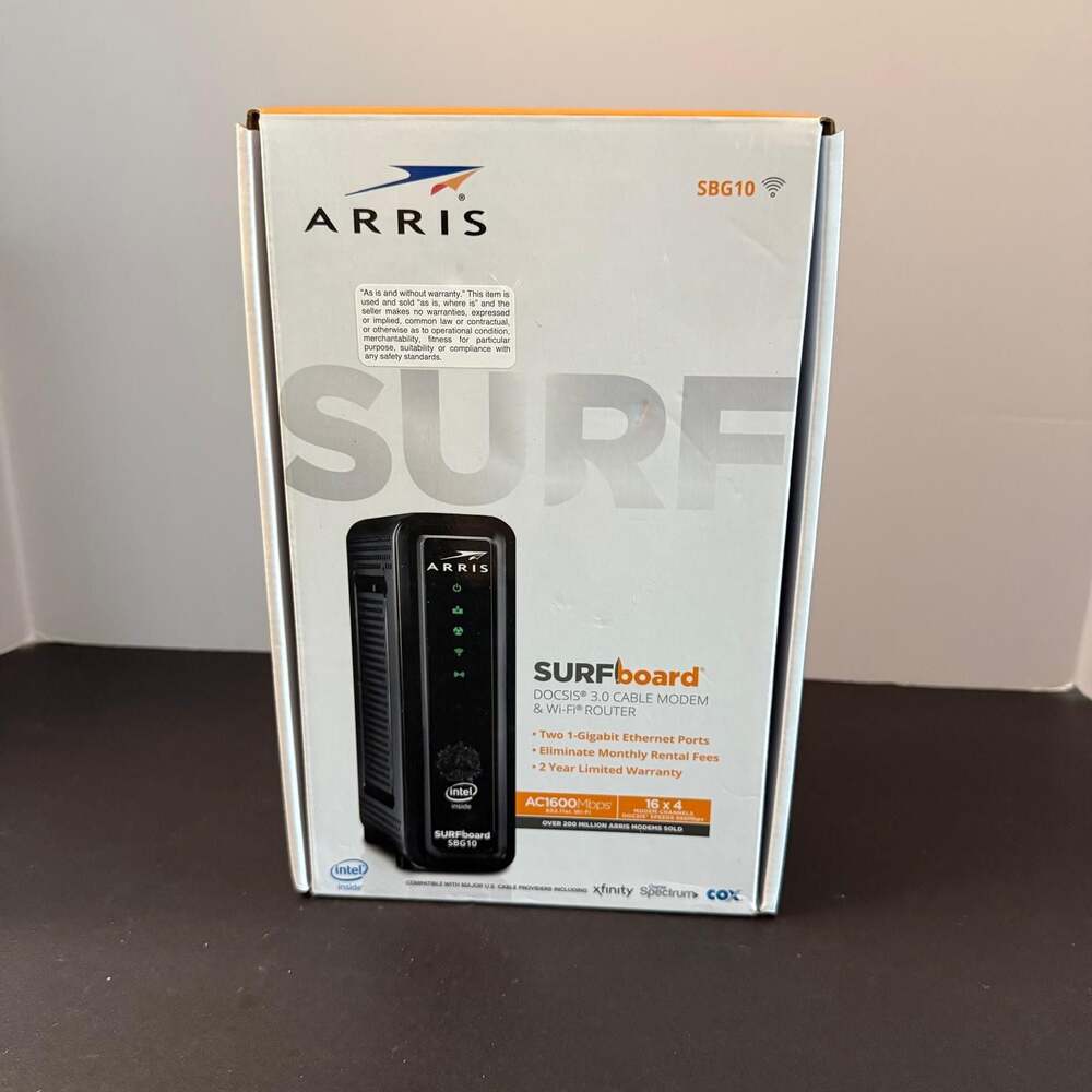 Arris SURFboard SBG10 DOCSIS 3.0 Cable Modem & Wi-Fi Router